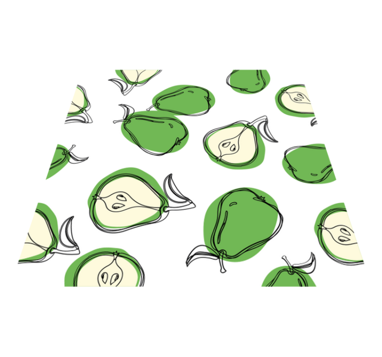 Vinyl teppe kjøkken pære kjøkken klistremerker fliser - Tenstickers