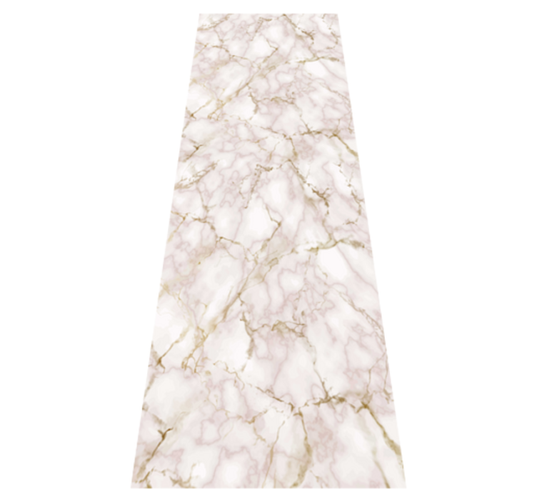 Vinyl teppe kjøkken rosa marmor - Tenstickers