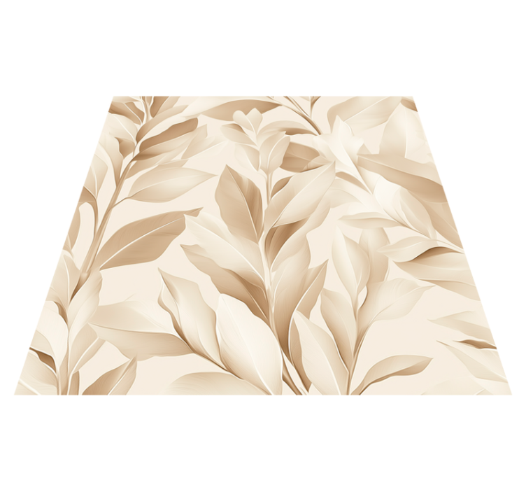 Beige ark design vinyl teppe kjøkken - Tenstickers