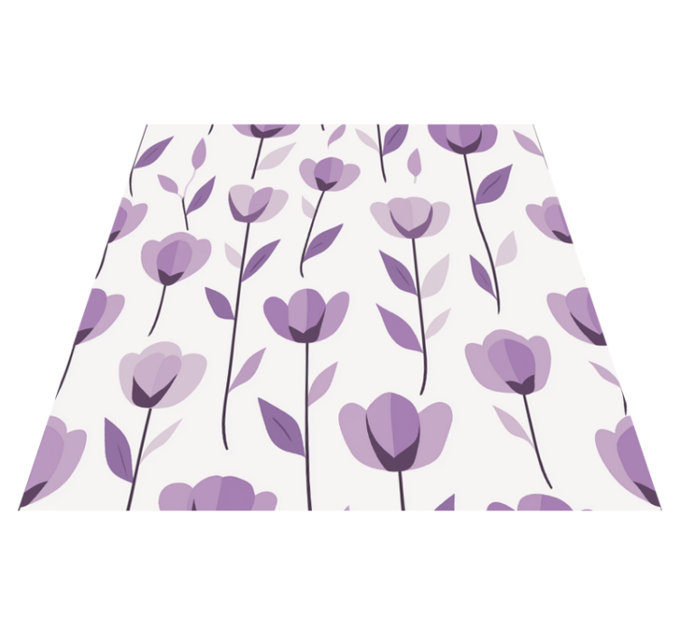 Blomstertrykk design vinyl teppe kjøkken - Tenstickers