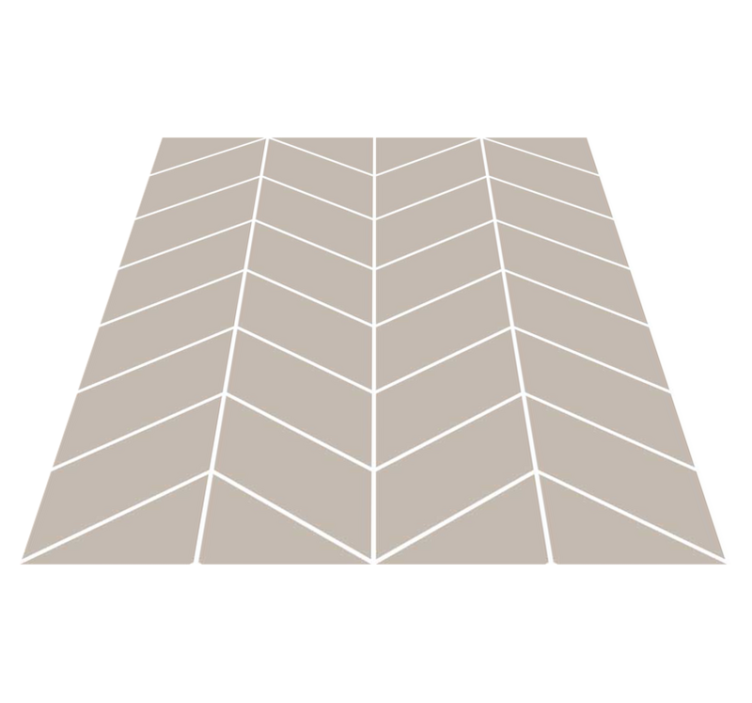 Vinyl teppe kjøkken skandinavisk stil beige og hvit - Tenstickers