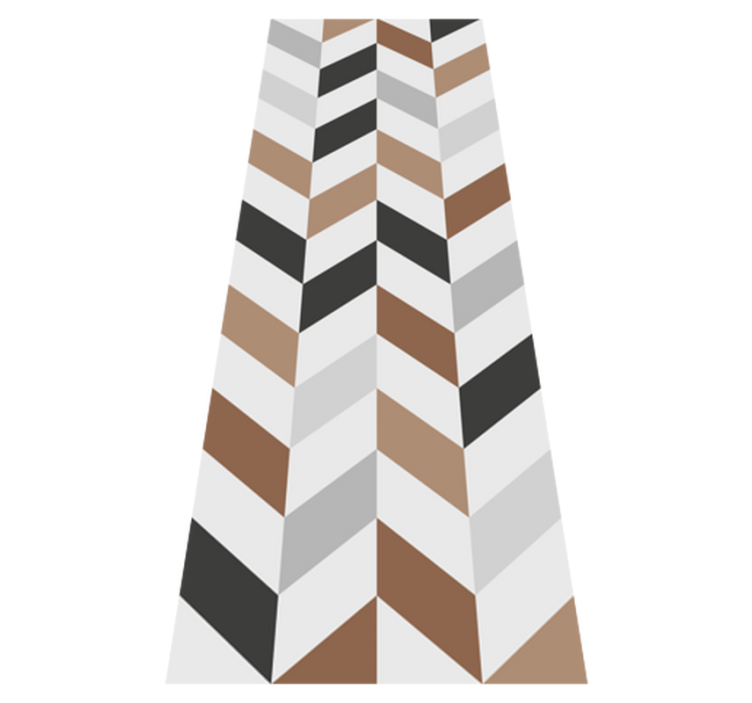 Fargerike blokker geometrisk vinyl teppe kontor - Tenstickers
