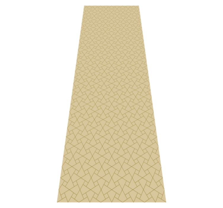 Grafisk grå og beige vinyl teppe kontor - Tenstickers
