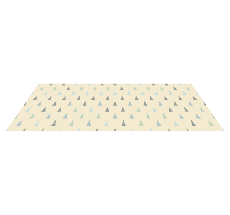 Nydelige trekanter i skandinavisk stil vinylteppe - Tenstickers