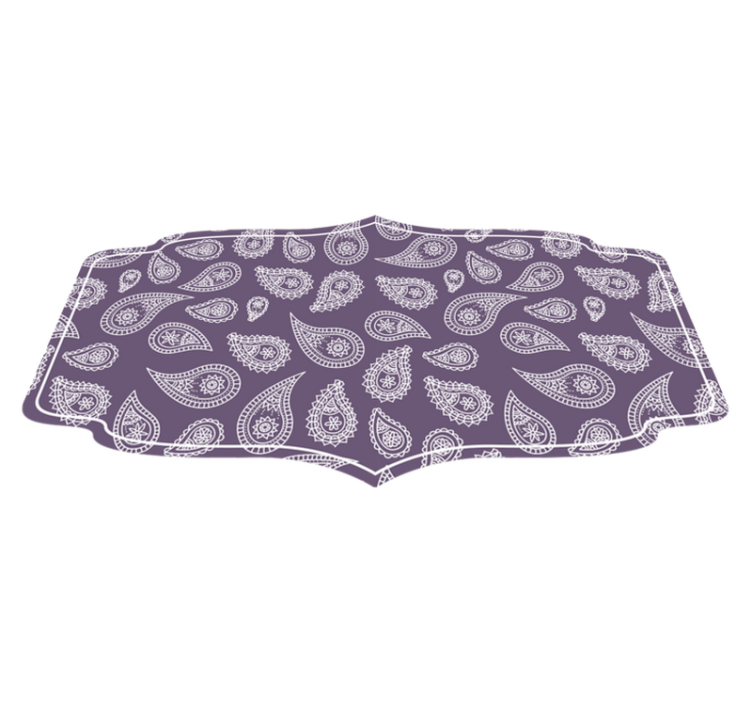 Paisley mandala motiv vinyl teppe mandala - Tenstickers