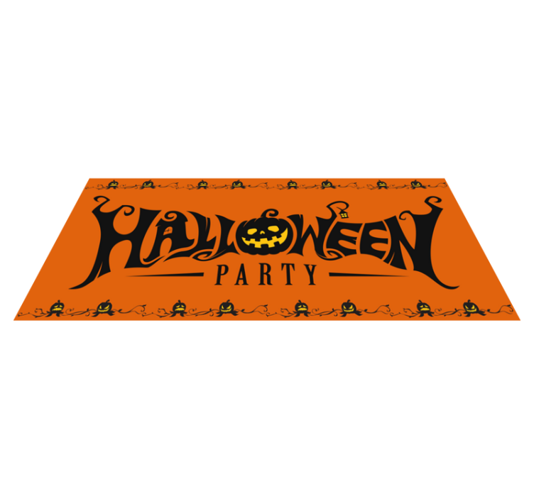 Halloween festlighet dekor Halloween vinyl teppe - Tenstickers