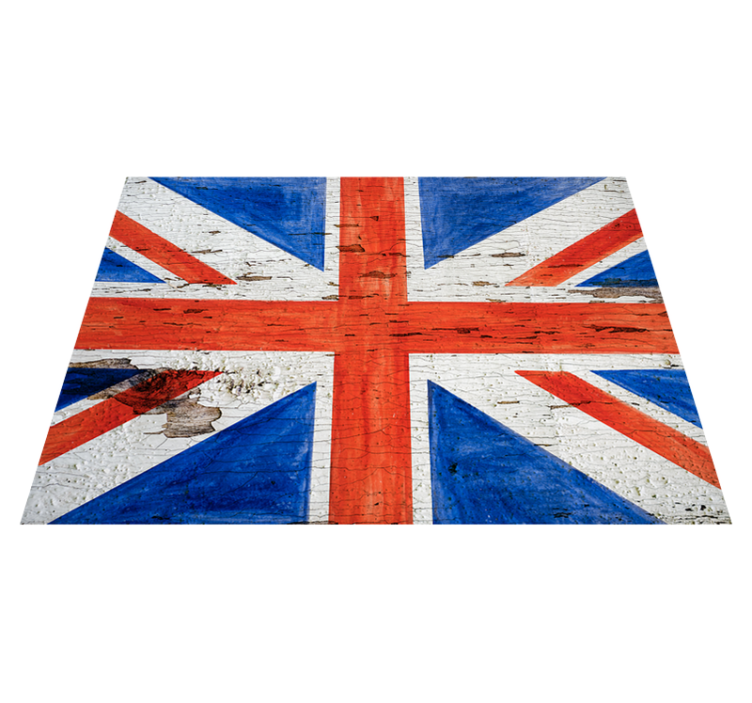 Urban stil uk flagg moderne vinylteppe - Tenstickers