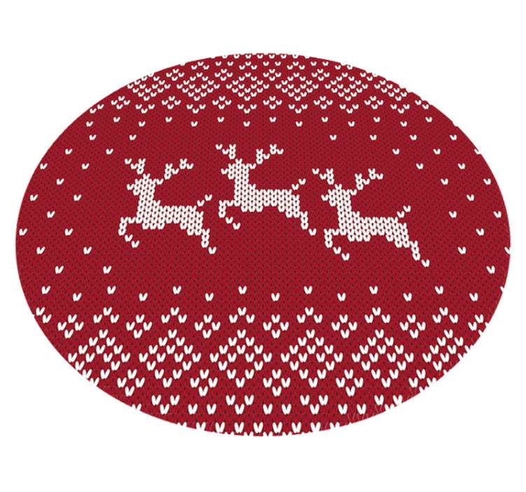 Jul jumper mønster juletre matte - Tenstickers