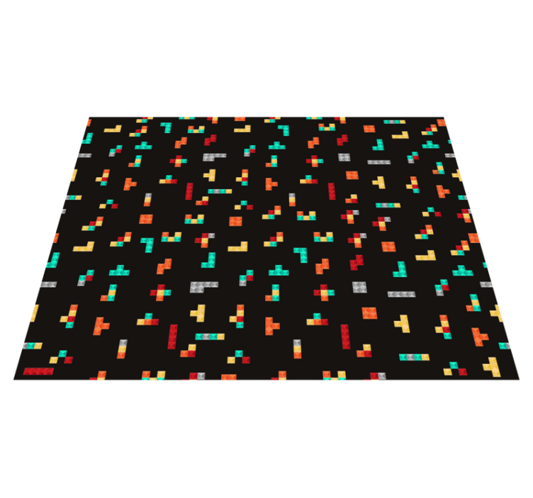 Tetris tema vinyl teppe spill - Tenstickers