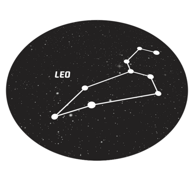 Stjernetegn leo moderne teppe - Tenstickers