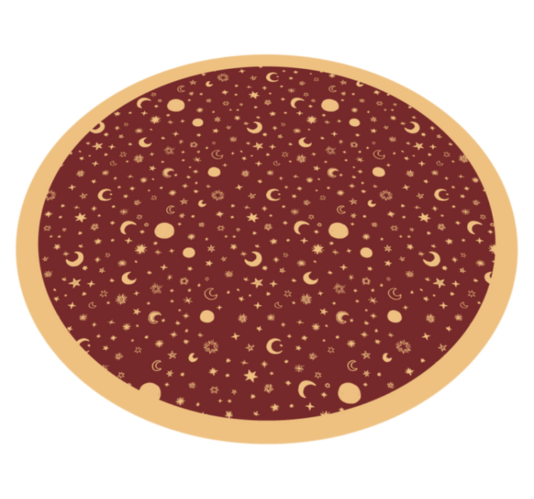 Vasket rødt barnestjerneteppe - Tenstickers