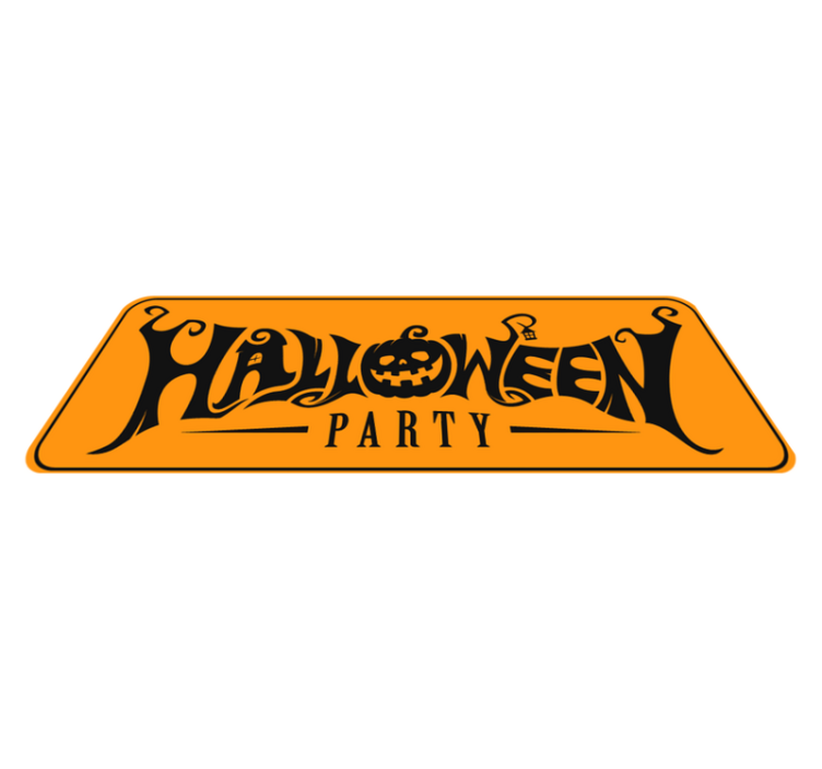 Skumle gresskar halloween tepper - Tenstickers