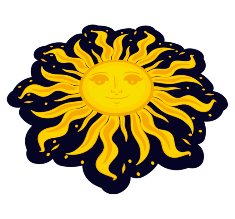 Solrik disposisjon vinyl teppe natur - Tenstickers