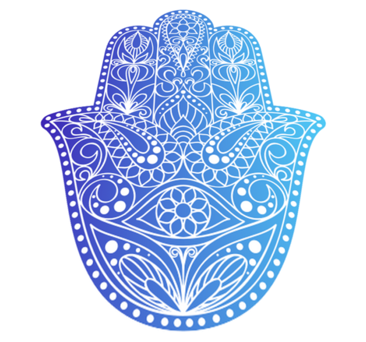 Mandala inspirert dekor vinyl teppe mandala - Tenstickers
