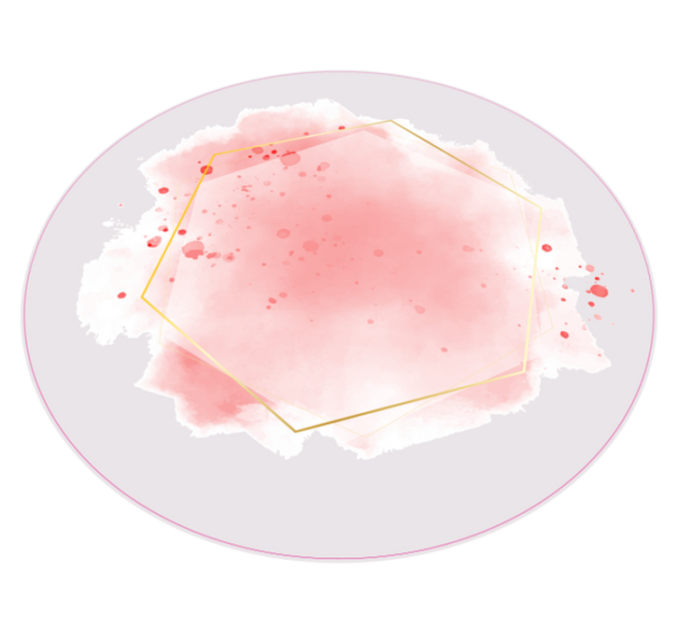 Abstrakt akvarell vinyl teppe minimalistisk - Tenstickers