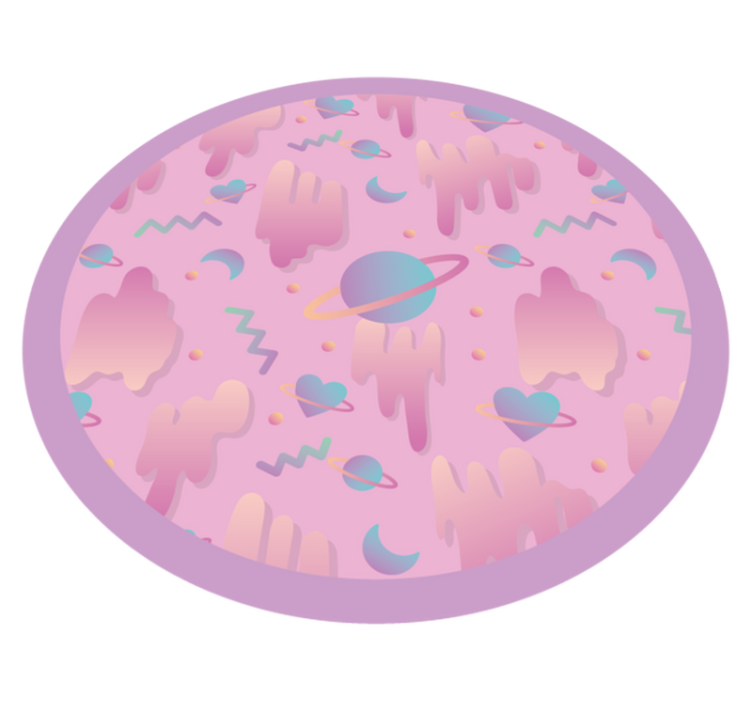 Søtsaker i verdensrommet vinyl vinylteppe - Tenstickers