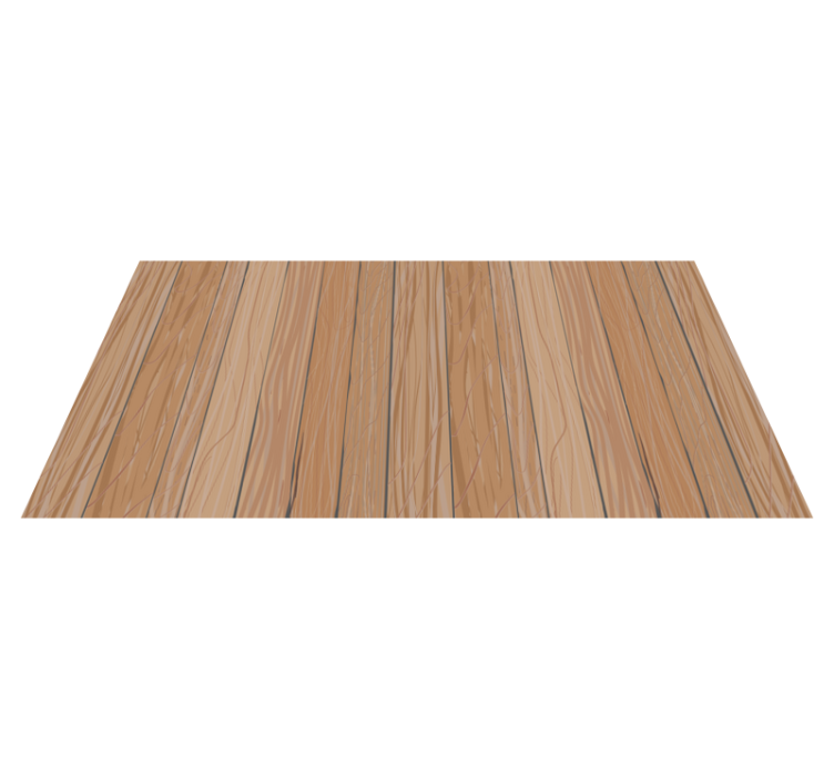 Blekt trebrett vinylløper - Tenstickers