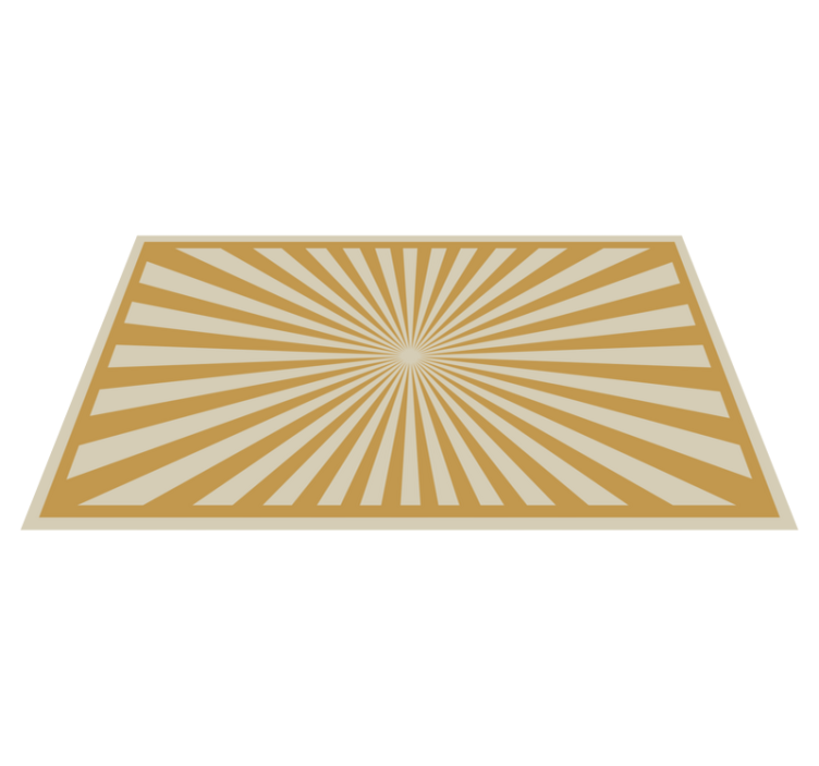 Sunburst teppe moderne design - Tenstickers