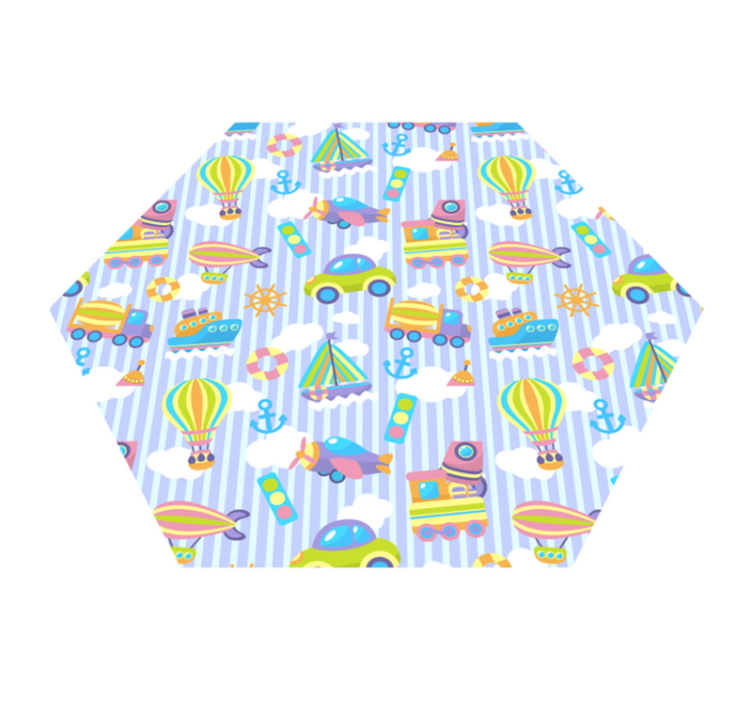 Barndomsbilder vinyl teppe spedbarn - Tenstickers