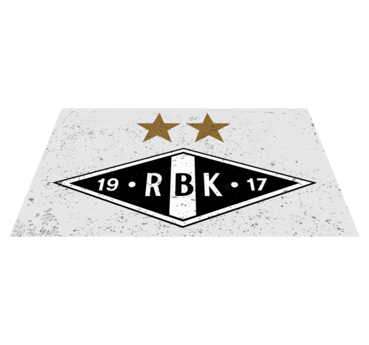 Rosenborg logo etnisk vinylteppe - Tenstickers
