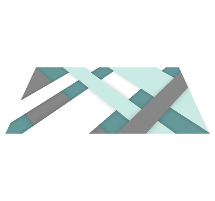 Geometriske 3d figurer vintage vinyl teppe - Tenstickers