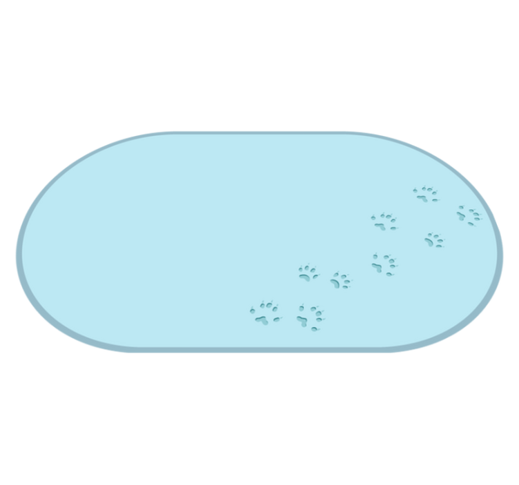 Frossent potetrykk vinylteppe - Tenstickers