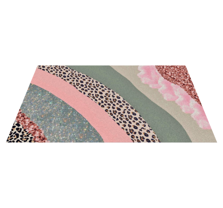 Magiske striper med trykk striper teppe - Tenstickers