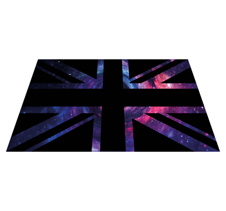 Galaxy uk flag ungdoms vinyl teppe - Tenstickers