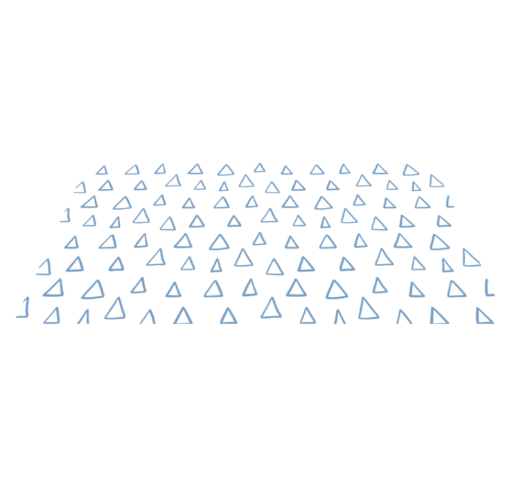 Nordiske trekanter geometriske vinyl teppe - Tenstickers