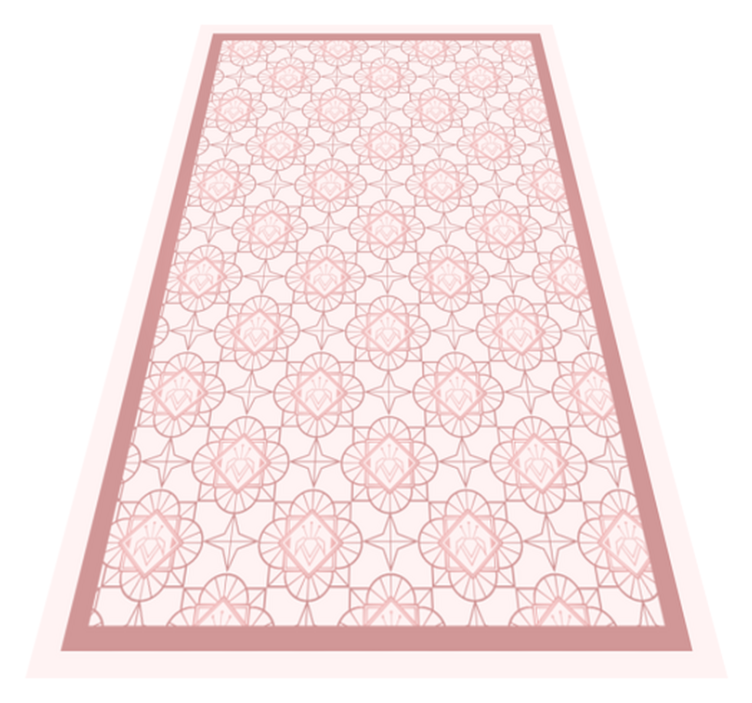 Whig rose area vinyl teppe mosaikk fliser - Tenstickers