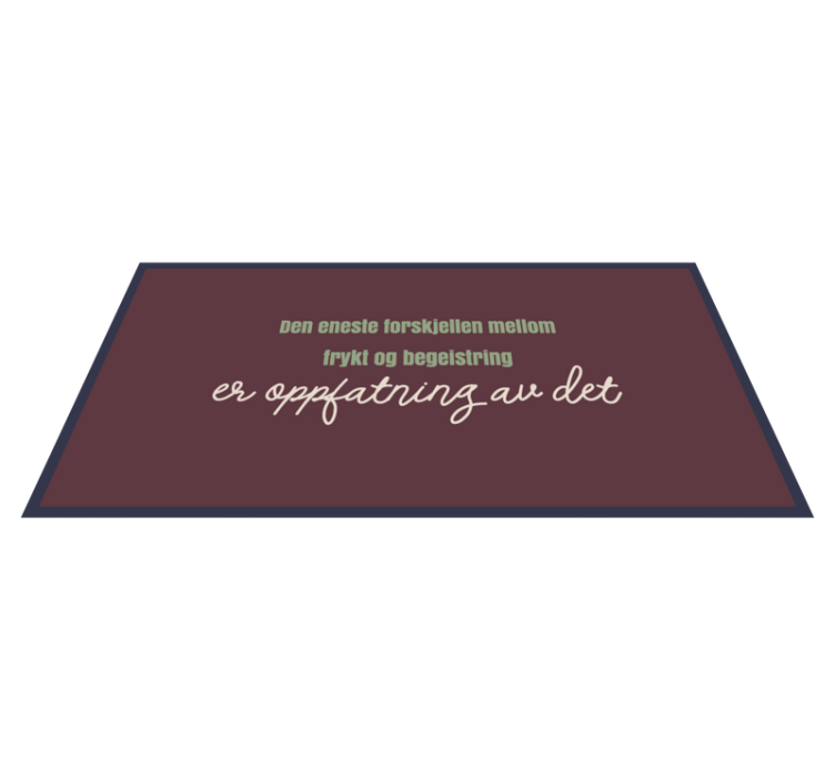 Kontor glede tekst tilpasset vinyl teppe - Tenstickers