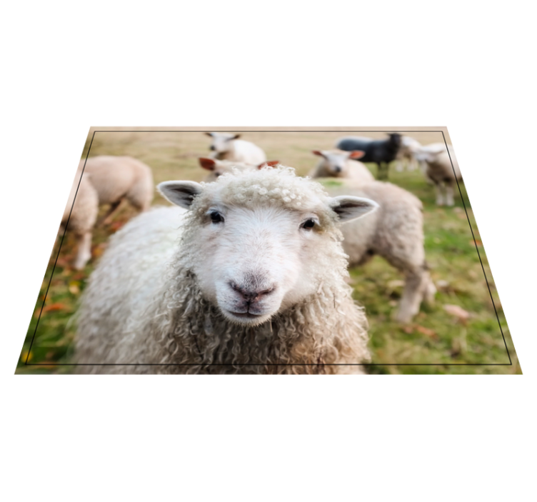 Dyr sau dyr vinyl teppe dekorasjon - Tenstickers