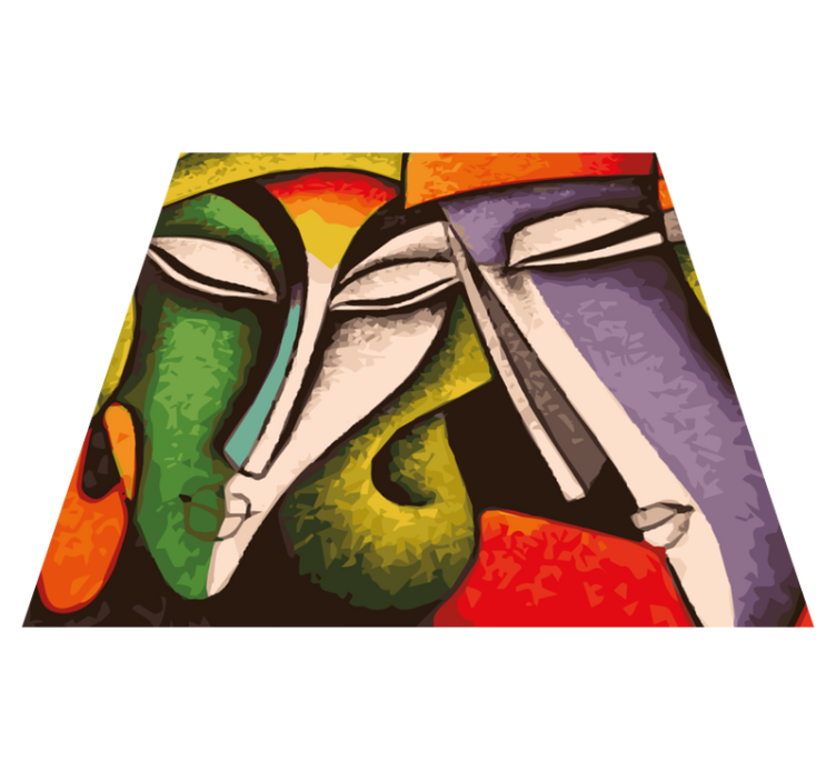 Moderne kunst står overfor moderne vinyl teppe - Tenstickers