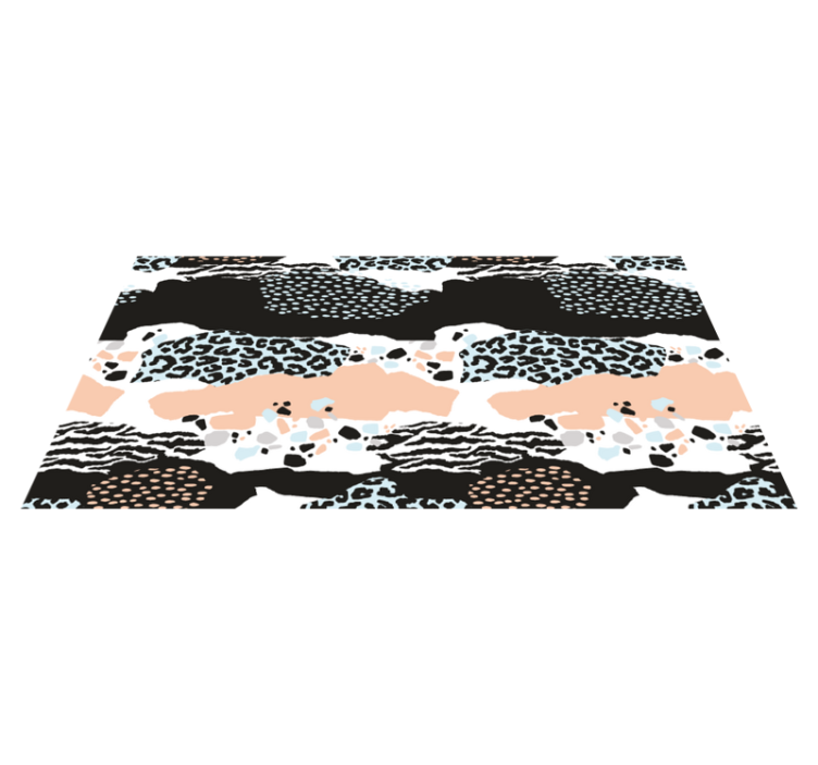 Elegant leopardmønster vinyl teppe dyreavtrykk - Tenstickers