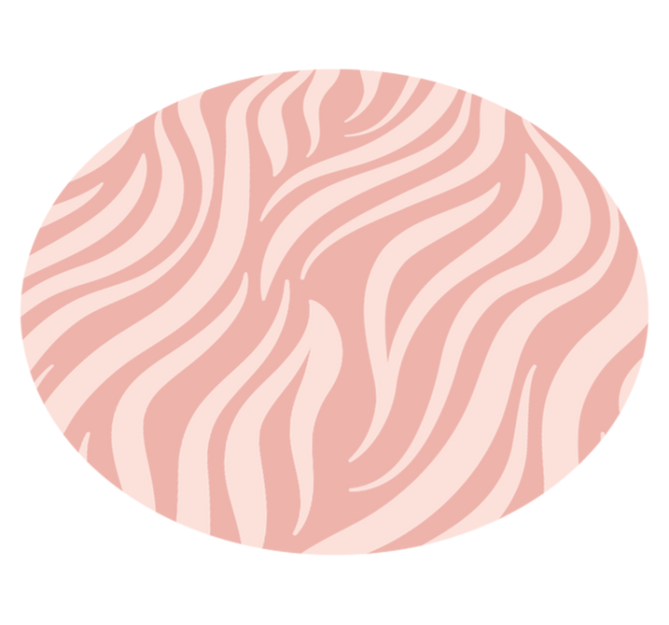 Elegante sebrastriper vinyl teppe dyreavtrykk - Tenstickers