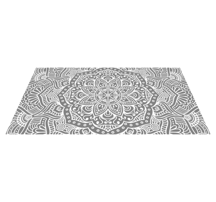 Elegant mandala soverom vinyl teppe - Tenstickers