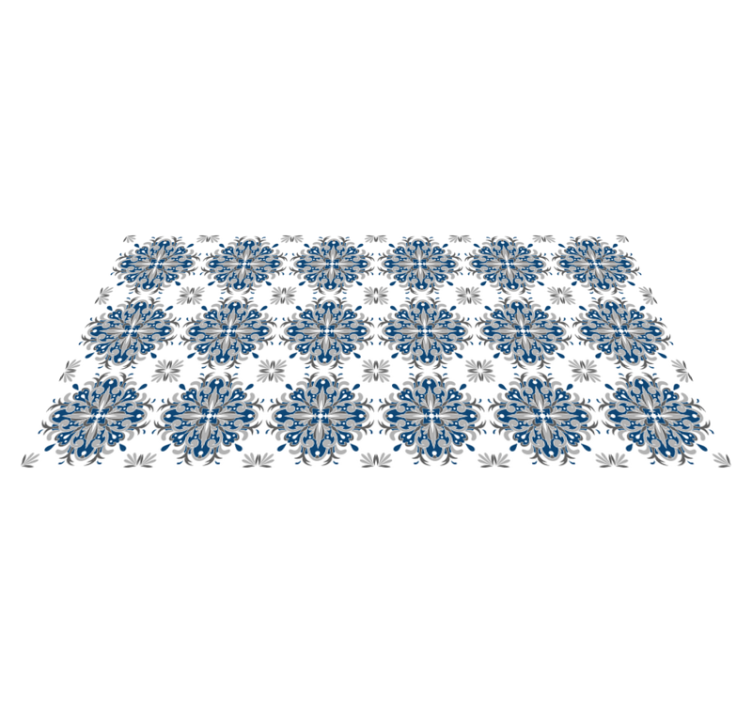 Marokkanske fliser effekt vinyl teppe - Tenstickers