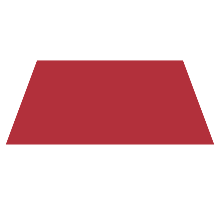 Rødt rektangulært moderne vinyl teppe - Tenstickers