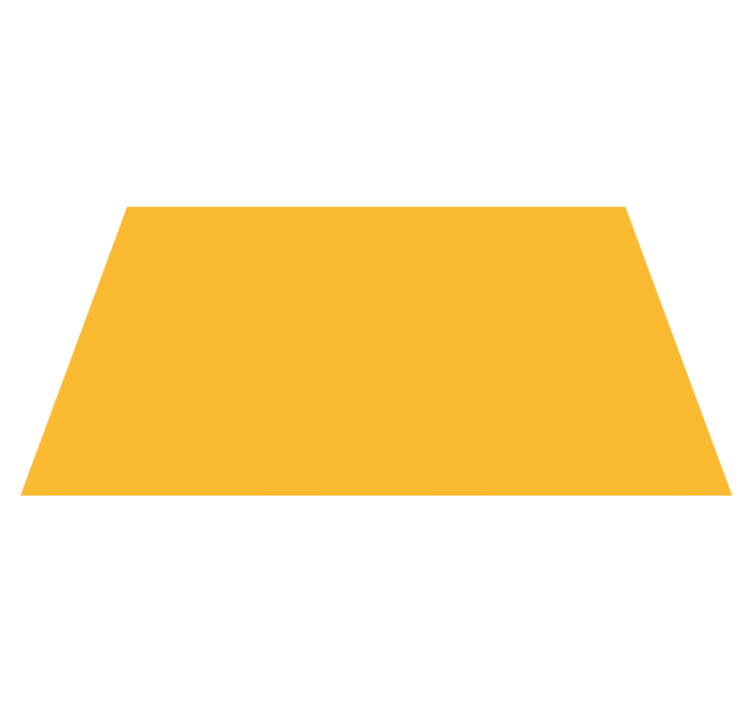 Gult rektangel moderne vinyl teppe - Tenstickers