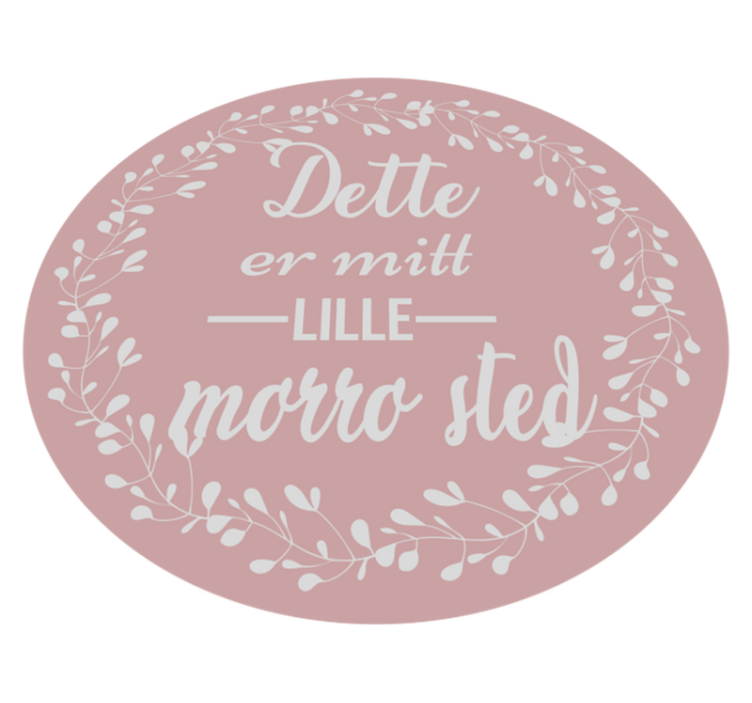 Dette er mitt lille lykkelige sted tilpassede vinyl teppe - Tenstickers