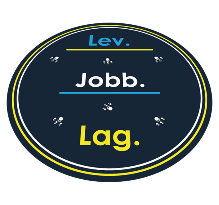 Live arbeid lage tilpasset vinyl teppe - Tenstickers