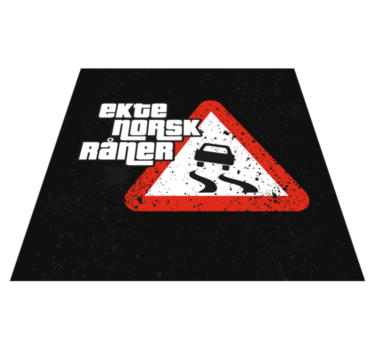 Ekte norsk raaner tilpasset vinyl teppe - Tenstickers
