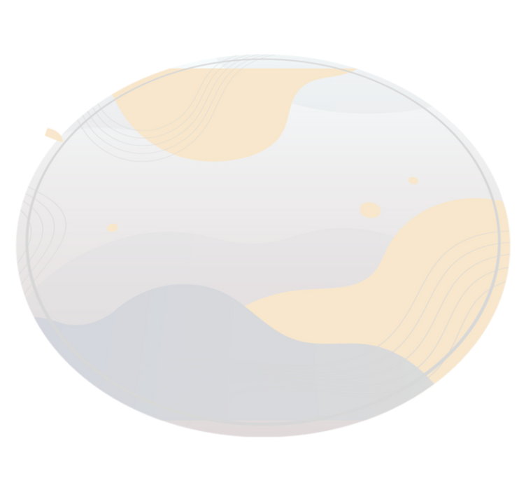 Milde bølgemotiver vinyl teppe minimalistisk - Tenstickers