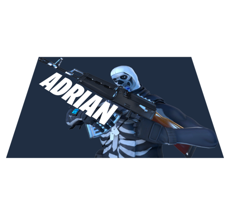 Videospill skull gutt soverommet vinyl teppe - Tenstickers