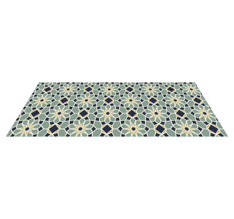 Stjerner med forskjellige former stue vinyl teppe - Tenstickers