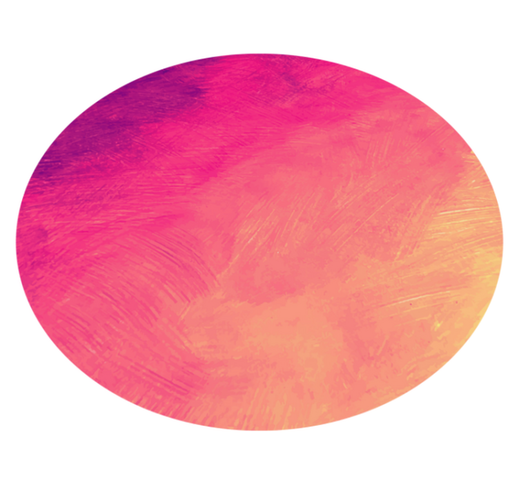 Gradient sirkulær kunst vinyl teppe soverom - Tenstickers