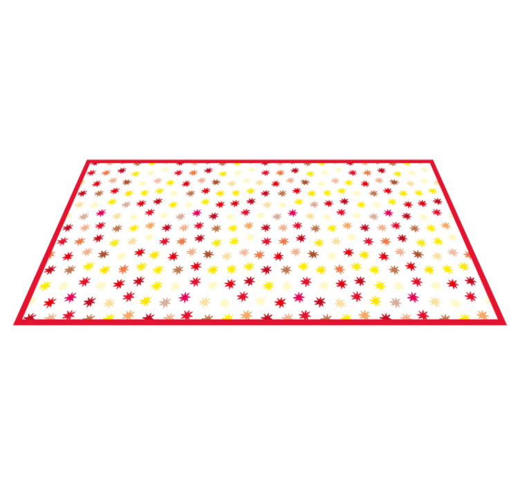 Levende stjernemotiv Vinyl teppe flere barn - Tenstickers