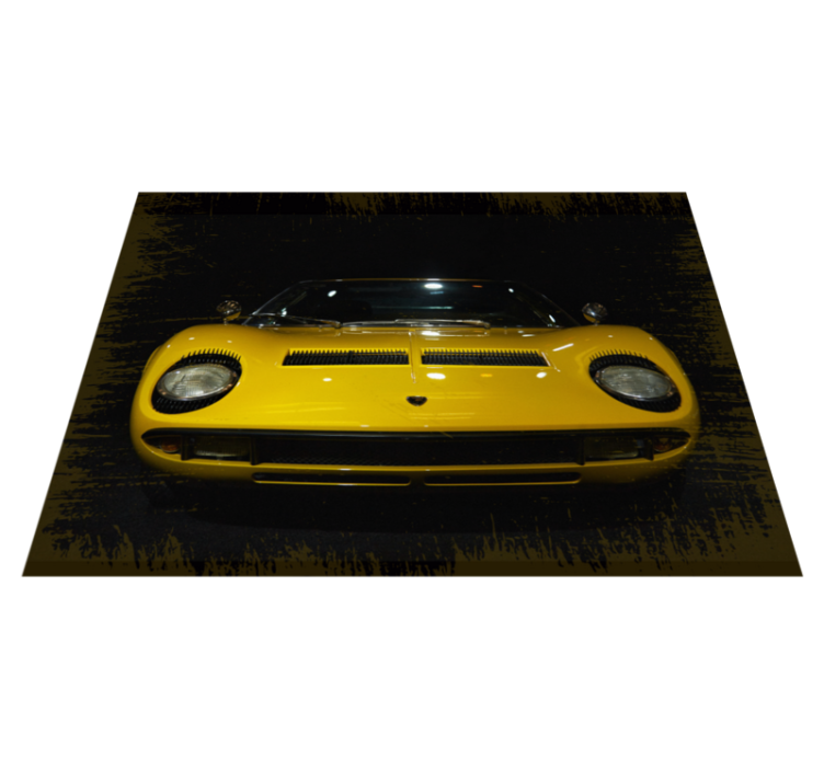 Lamborghini miura vinyl teppe vintage - Tenstickers