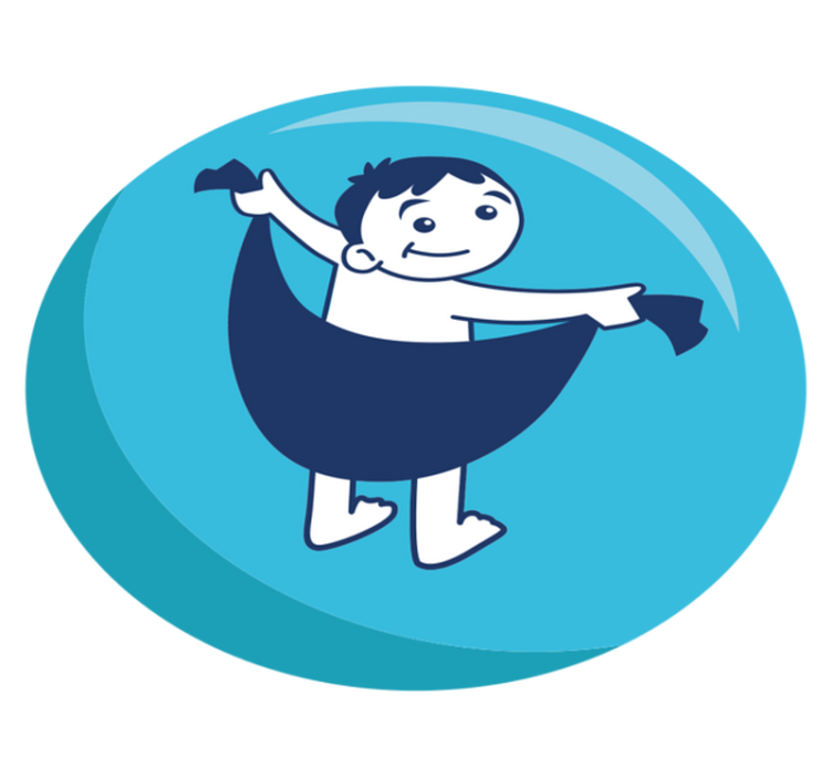 Babyen tørker av Vinyl teppe flere barn - Tenstickers