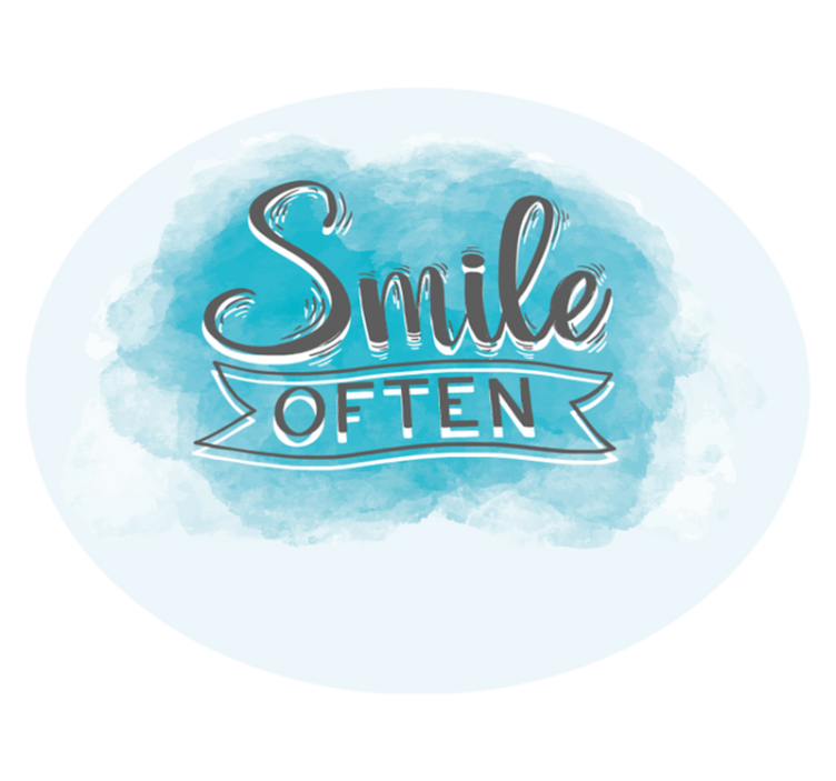 Smil ofte vinyl teppe sagn og tekster - Tenstickers